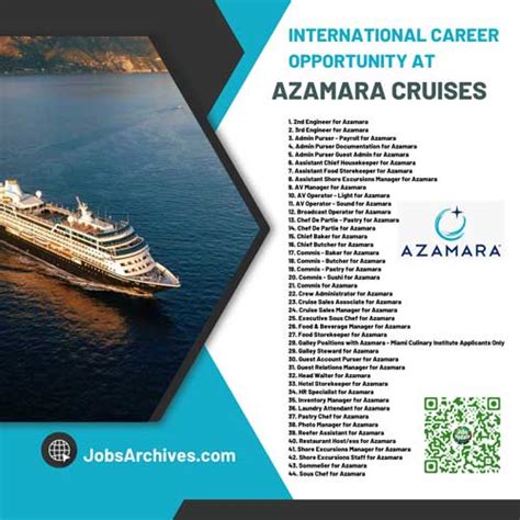 azamara cruises jobs